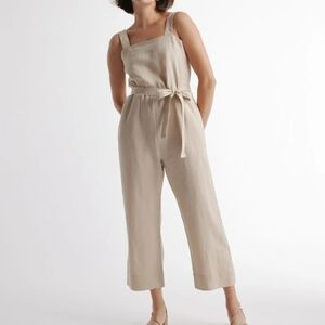 Quince Light Beige Jumpsuit